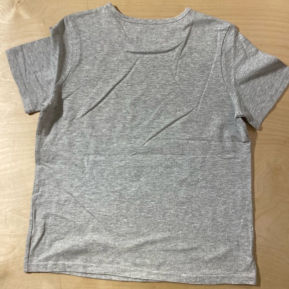 Basic Editions Heather Gray Tee Small (QB) - Picture 6 of 7